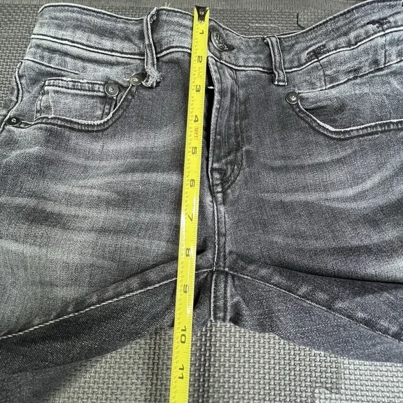 R13 Boy Skinny Jeans Women's Sz 27 Made in Italy Vintage Black Denim